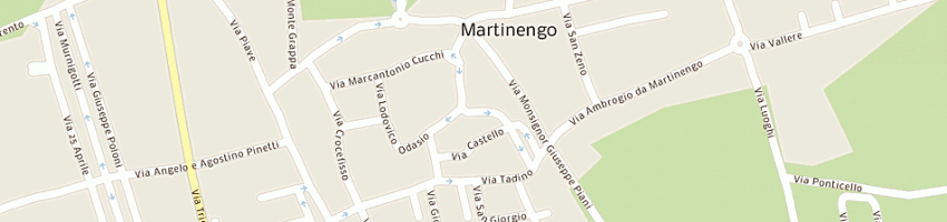 Mappa della impresa possoni santino a MARTINENGO