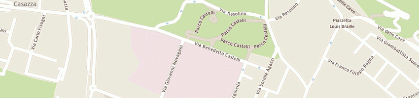 Mappa della impresa municipio cimiteri a BRESCIA