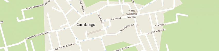 Mappa della impresa centro estetico vanessa a CAMBIAGO