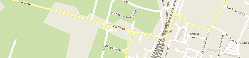 Mappa della impresa poletto gino a CAMPOSAMPIERO