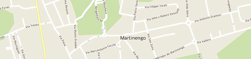 Mappa della impresa chiodi giacomo a MARTINENGO