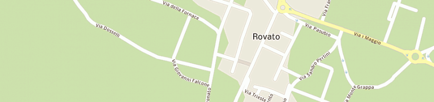 Mappa della impresa avicola alimentare monteverde srl a ROVATO
