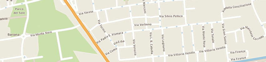 Mappa della impresa lavasecco azzurra di prudenza vanisa a GARBAGNATE MILANESE