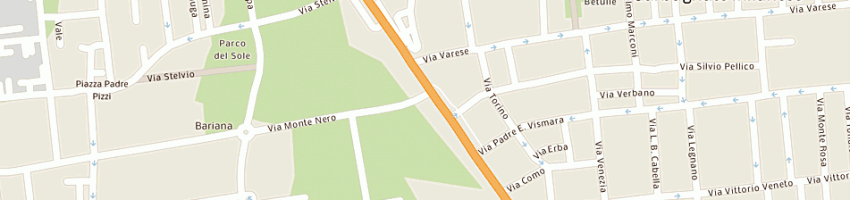 Mappa della impresa hotel quattro strade di colombo luigi e c (sas) a GARBAGNATE MILANESE