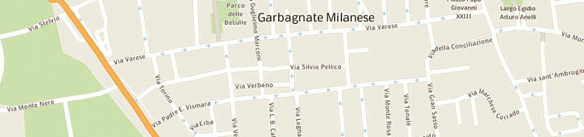 Mappa della impresa sama srl a GARBAGNATE MILANESE