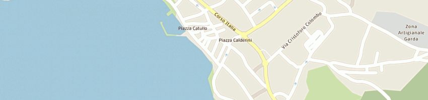 Mappa della impresa pizzeria cocal srl a GARDA