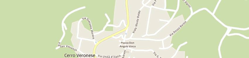 Mappa della impresa pizzeria da fabio di campara fabio a CERRO VERONESE