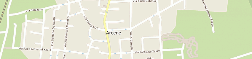 Mappa della impresa comune di arcene a ARCENE