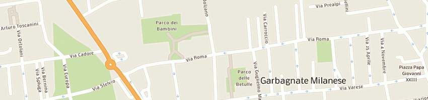 Mappa della impresa comune di garbagnate milanese a GARBAGNATE MILANESE