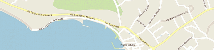 Mappa della impresa pizzeria al porto snc di maffezzoli nicoletta e c a GARDA