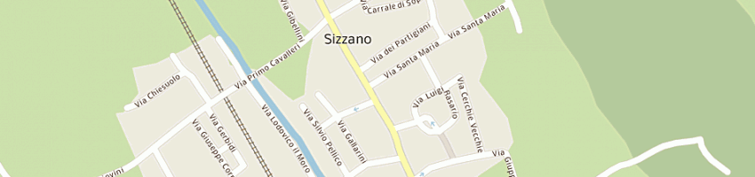 Mappa della impresa poste italiane a SIZZANO