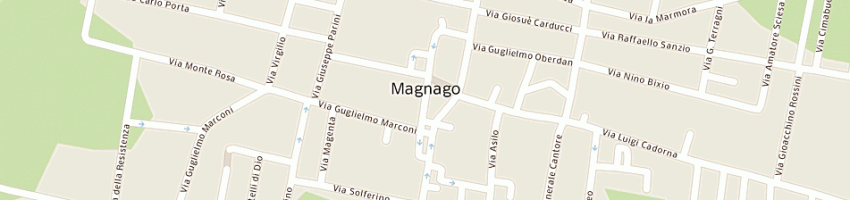 Mappa della impresa studio rota e assoc dei drcommerc rota e castiglioni a MAGNAGO