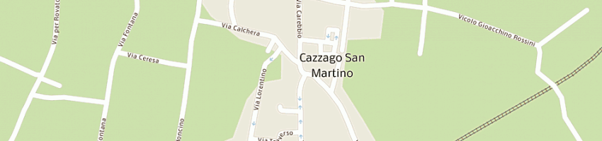 Mappa della impresa banca antonveneta spa a CAZZAGO SAN MARTINO