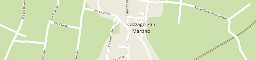 Mappa della impresa manarin valentino a CAZZAGO SAN MARTINO