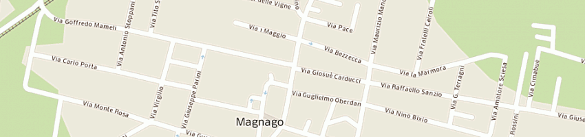 Mappa della impresa bar lino di calcanti nadia e c snc a MAGNAGO