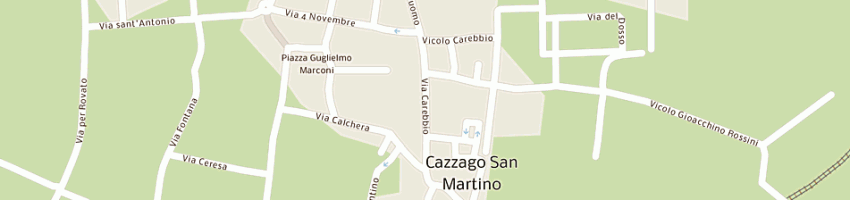 Mappa della impresa agrial market di lazzorani teresina e figli (snc) a CAZZAGO SAN MARTINO