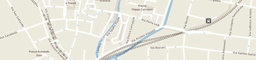 Mappa della impresa jds uniphase italia srl a MONZA