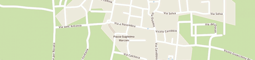 Mappa della impresa pasticceria caffetteria vianelli a CAZZAGO SAN MARTINO