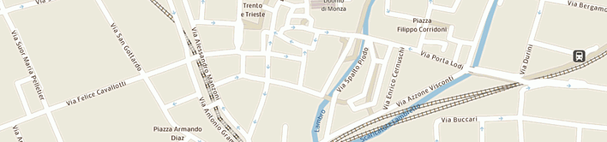 Mappa della impresa izzi-toniatti-pini-perron cabus-matalon a MONZA
