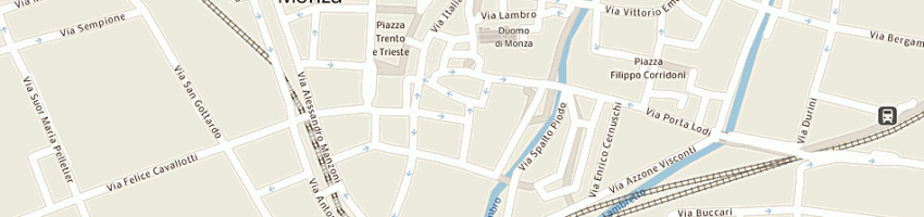 Mappa della impresa studio legale fumagalli di fumagalli loretta a MONZA