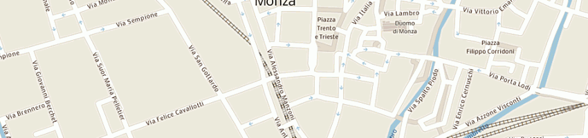 Mappa della impresa centro vacanze srl a MONZA