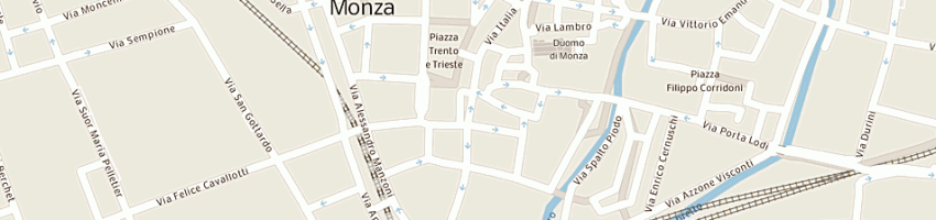 Mappa della impresa sala dafne a MONZA