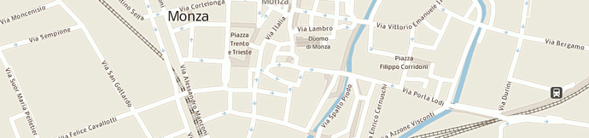 Mappa della impresa m piu' srl a MONZA