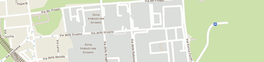 Mappa della impresa falegnameria brun snc a GARBAGNATE MILANESE