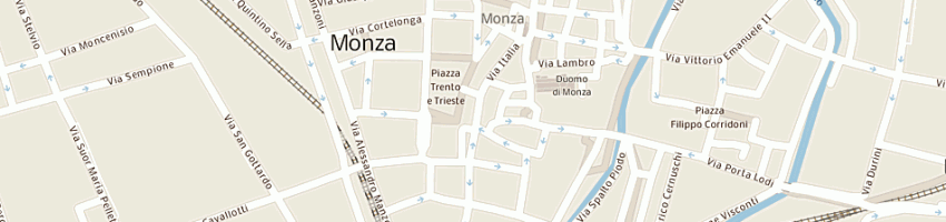 Mappa della impresa meregalli giuseppe a MONZA
