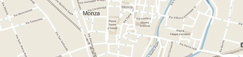 Mappa della impresa luna cafe di caputo genoveffa a MONZA