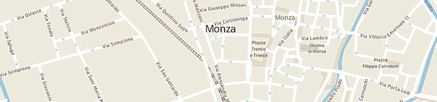 Mappa della impresa fratelli giampiero e maurizio toma assicurazioni sas a MONZA