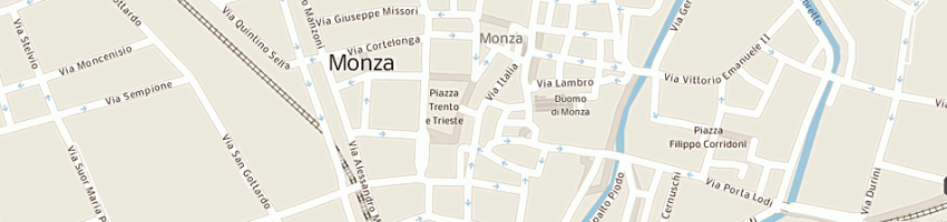 Mappa della impresa monti renato (srl) a MONZA