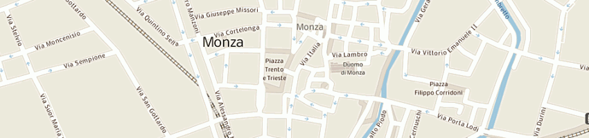 Mappa della impresa plus srl a MONZA