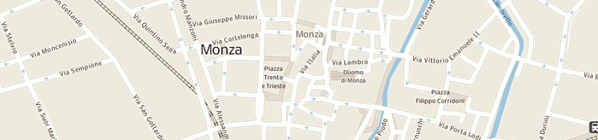 Mappa della impresa zara italia srl a MONZA