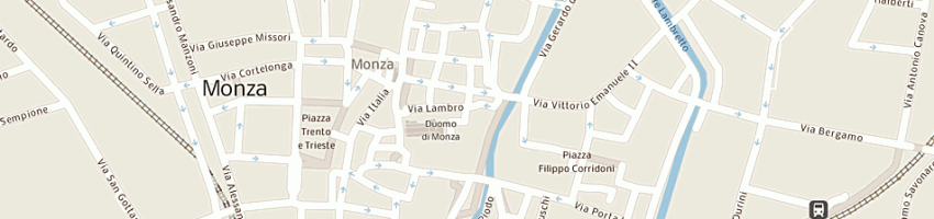 Mappa della impresa pizzeria ristorante la polaia di proto raffaele a MONZA