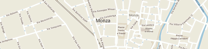 Mappa della impresa massironi franco a MONZA