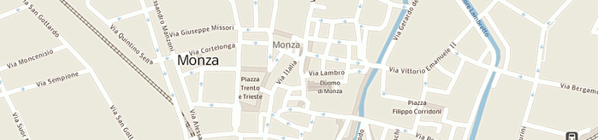 Mappa della impresa caffe' monza di ramazzotti giampiero e c sas a MONZA