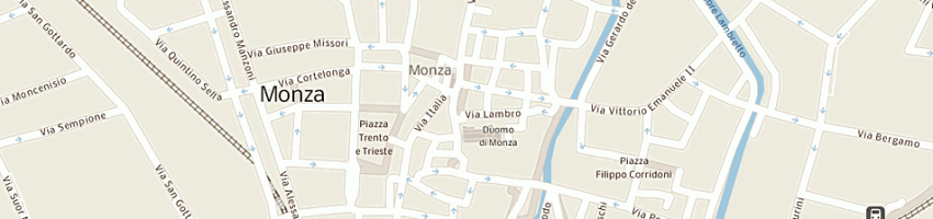 Mappa della impresa vedior lavoro temporaneo spa a MONZA