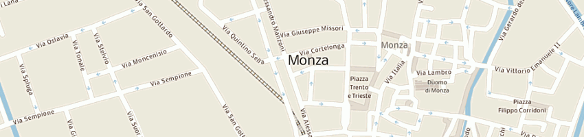 Mappa della impresa atelier moda sposi a MONZA