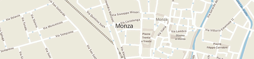 Mappa della impresa comune di monza a MONZA