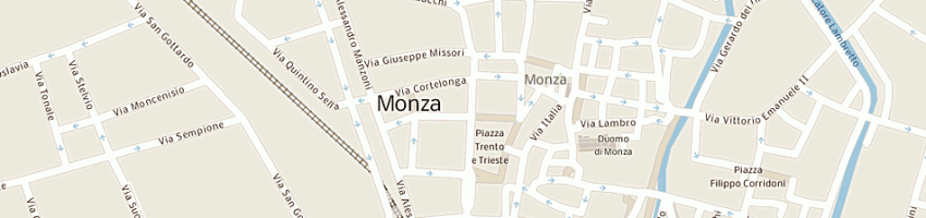 Mappa della impresa agenzia generale ina-assitalia monza bbr assicurazioni srl a MONZA