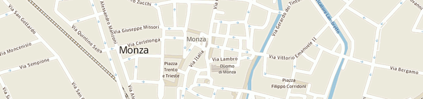 Mappa della impresa nuova libreria teodolinda a MONZA