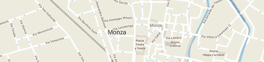 Mappa della impresa antonio pirovano srl a MONZA