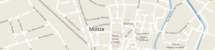 Mappa della impresa ricci alberto a MONZA