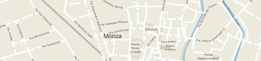 Mappa della impresa ina-assitalia a MONZA