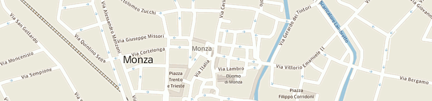 Mappa della impresa moderno srl a MONZA