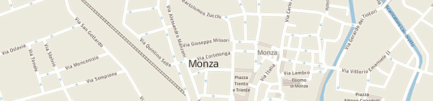 Mappa della impresa odeon srl a MONZA