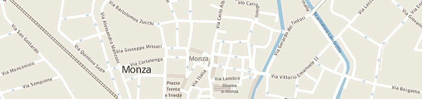 Mappa della impresa carlo alberto sas a MONZA