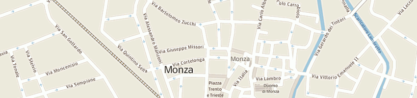 Mappa della impresa profumeria meroni gianpietro a MONZA