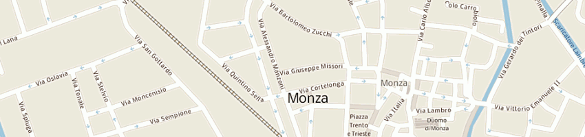 Mappa della impresa avv paciello donatella maria a MONZA